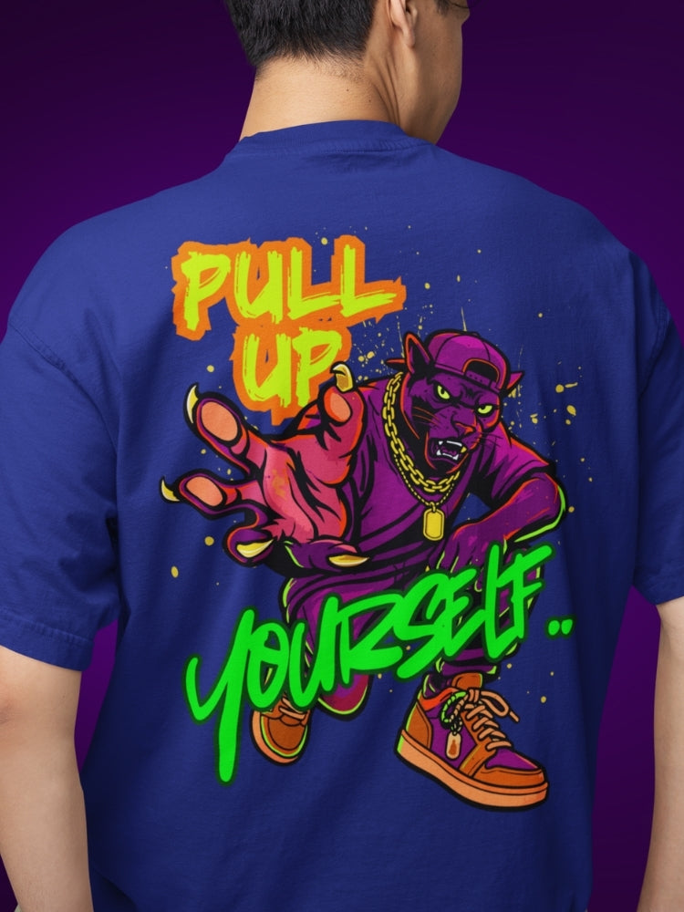 PULL UP YOURSELF (Unisex Oversized Heavyweight Tee)