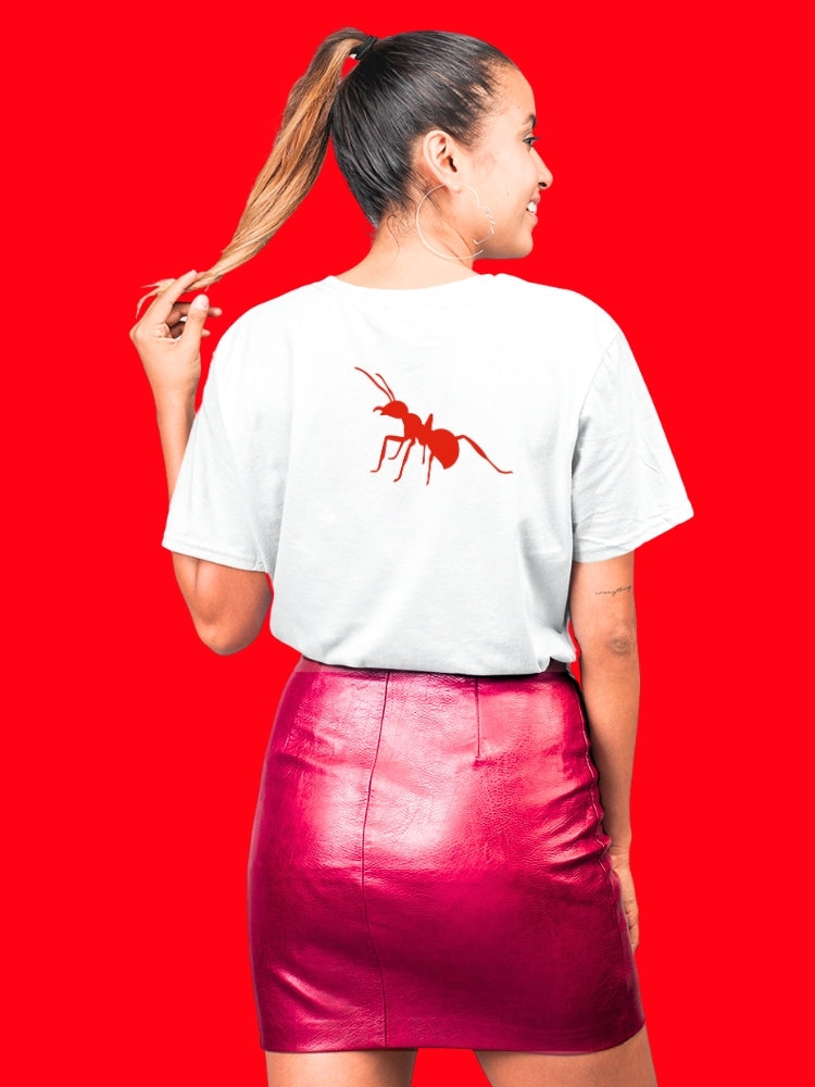 RED ANT (Unisex Oversized Terry T-Shirt)