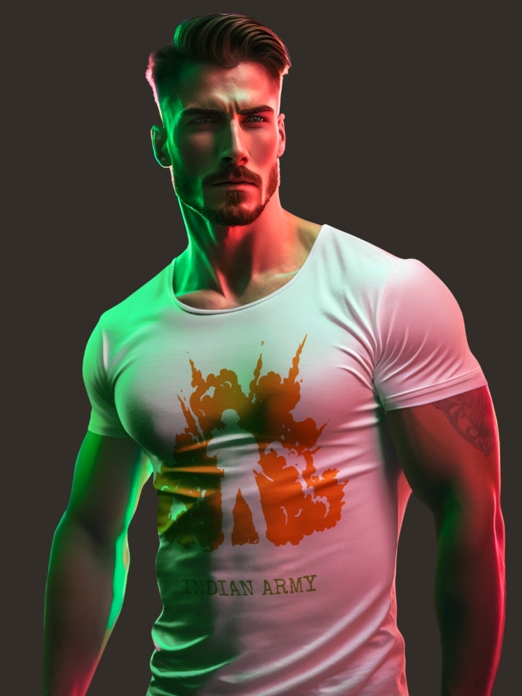 PATRIOT: EXPLOSIVE RESOLVE (Unisex Premium Soft Cotton Stretch Tee)