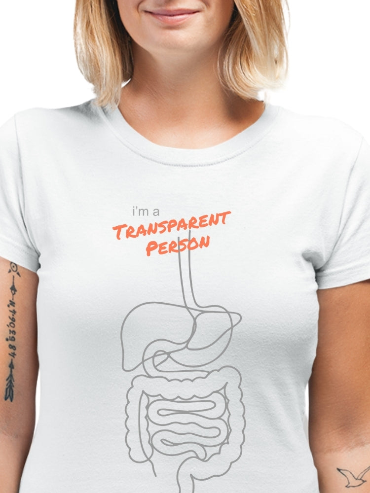TRANSPARENT PERSON (Unisex Comfort Fit Tee)