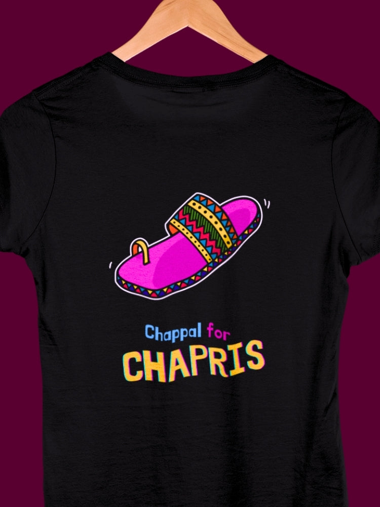 CHAPPAL FOR CHAPRIS (Unisex Comfort Fit Tee)