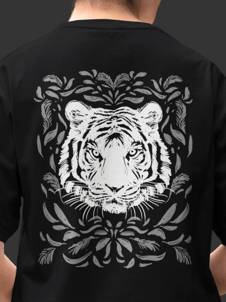 WHITE TIGER (Unisex Oversized Heavyweight Tee)